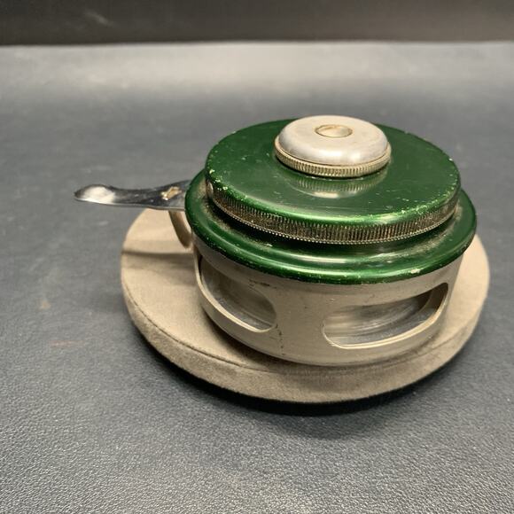 Vtg SHAKESPEARE OK AUTOMATIC NO. 1821 MODEL GE Fly-Fishing Reel Made In USA - Picture 3 of 8
